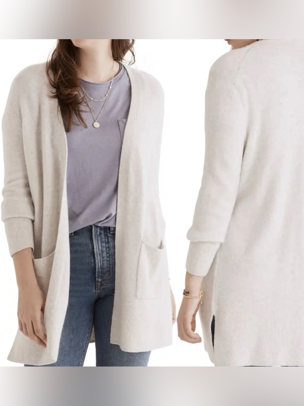 Madewell Kent Cardigan Sweater in Coziest Yarn